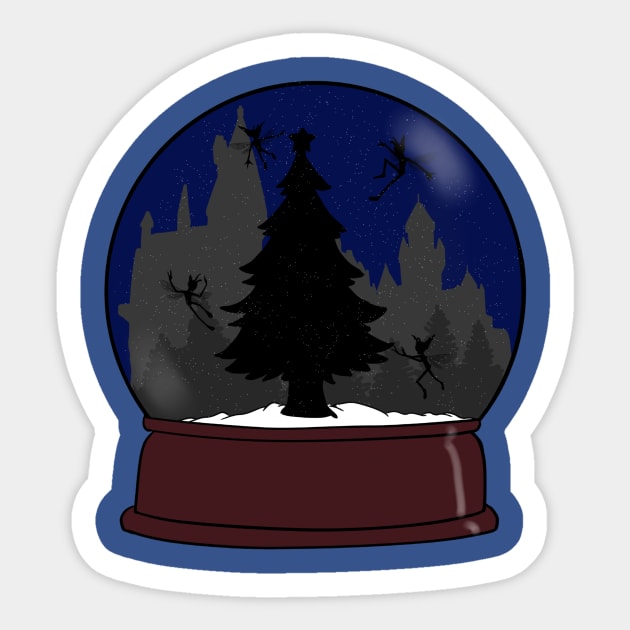 Cornish pixies snow globe Sticker by bowtie_fighter